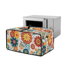 Boho Mandala Toaster Oven Cover, Cat Scratch Proof, Dust Protector for Countertop Appliances, Machine Washable, 22.5"x18.5"x13", Compatible with
