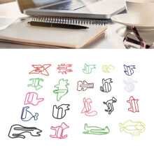 100pcs Colorful Mini Metal Paper Clips for Invitations, Office, School, and Gifts