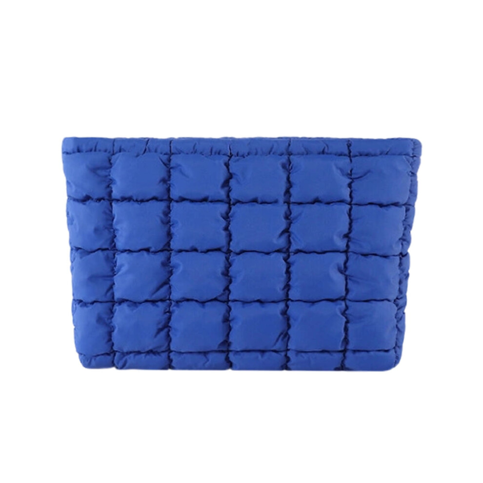 Versatile Checkered Down Bag, Stylish Casual Small Bag for Travel, Shopping, and Daily Use, Durable Nylon Makeup Organizer, Gift for Any Occasion
