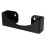 2Pcs Acrylic Baseball Hat Organizer Rack Black Wall Storage Stand 3
