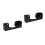 2Pcs Acrylic Baseball Hat Organizer Rack Black Wall Storage Stand 5