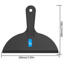 1.5-8inch Multi-Purpose Plastic Putty Cutter Set Putty Filler Spatula Scraper