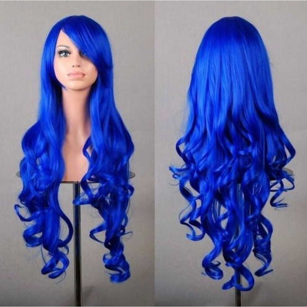 Unisex Wig Curly Hair Wave Medium Temperament Wig Headgear,31.5Inï¼A128