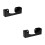 2Pcs Acrylic Baseball Hat Organizer Rack Black Wall Storage Stand 9