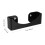 2Pcs Acrylic Baseball Hat Organizer Rack Black Wall Storage Stand 11