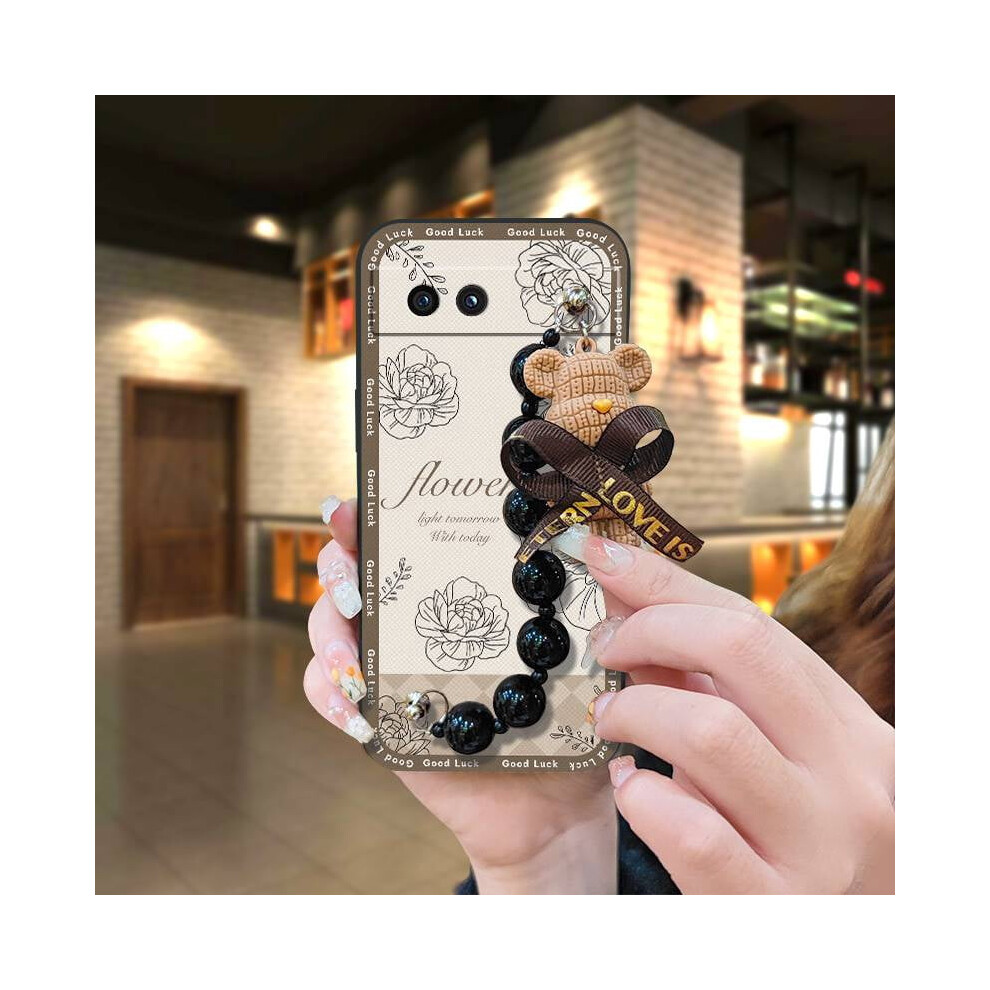 Google Pixel 8A Case Bear Bracelet Design Soft Silicone 9178400880551