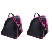 2Pcs Pink Skate Tote Bags Heavy Duty Carrying Bags for Roller Skates