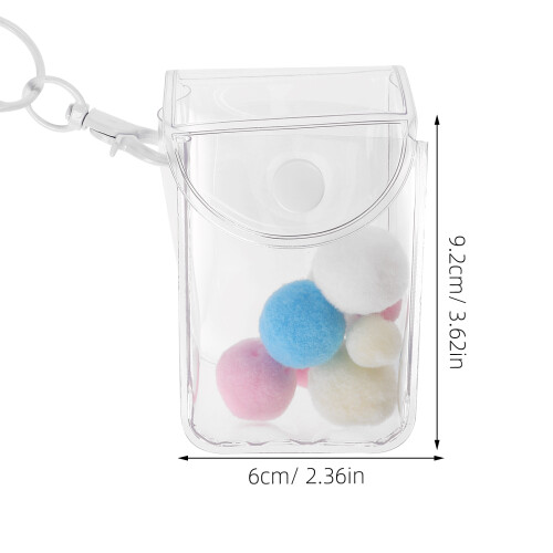 3Pièces Étui Clair Multifonctionnel Pour Mini Figurines Et Accessoires 1
