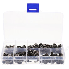 Punk DIY Rivet Set Zwart Voor Leren En Accessoires