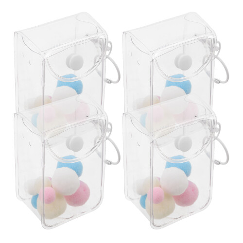 3Pièces Étui Clair Multifonctionnel Pour Mini Figurines Et Accessoires