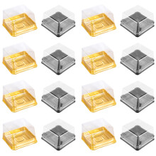 200Pcs Waterproof Square Cookie and Bread Storage Boxes As Shown