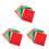 120Pcs Durable Nonwoven Cloth Pieces Assorted Colors for Crafting Use 1