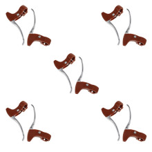 10Pcs Responsive Aluminum Alloy Bike Brake Handles Brown for Kids