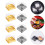 200Pcs Waterproof Square Cookie and Bread Storage Boxes As Shown 10
