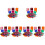 3000Pcs Colorful Chips Reusable Game Markers for 4