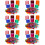 3000Pcs Colorful Chips Reusable Game Markers for 6