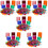 3000Pcs Colorful Chips Reusable Game Markers for 9