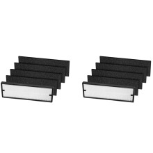 2X 1 NEA-F1 True HEPA Sostituisci Filtri + 4 Filtri A Carbone Attivo NEA-C1, per NEA120 E WiFi CAF-W36USW