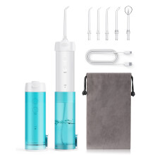 Irrigador bucal de agua para la limpieza dental, dispositivo dental eléctrico inalámbrico reutilizable con múltiples modos y puntas