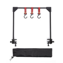 Aluminum Alloy Tripod Hanging Rack Versatile Hanger Outdoor Hanging Rack Shock Absorbing Rope Compact Foldable Design Detachable Structure Camping