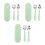3Sets Babyvoedingsset Rvs Met Bewaardoos 6