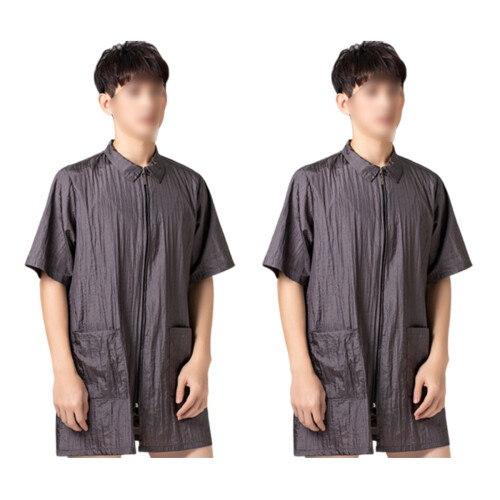 2Pièces Vêtements Gris, Courtes, Confortables 1