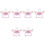 6Pièces Tétine Bébé Silicone Rose Sûr Facile D'entretien 3