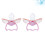 6Pièces Tétine Bébé Silicone Rose Sûr Facile D'entretien 11