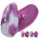 9Paires Cache-Oreilles Silicone Étanches Violet Usage Salon Coloration 2