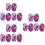 9Paires Cache-Oreilles Silicone Étanches Violet Usage Salon Coloration 8