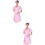 2Pièces Blouse Rose Courte Blouse Travail Hôpital 7