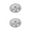 2Pcs Kitchen Stainless Steel Pot Lids Spill-Proof Pan Covers 8