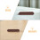 4Pcs Light Brown Plastic Louver Vents Durable Home Ventilation Covers 7