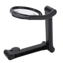 Opvouwbare LED-vergrootglas met 8x vergroting, heldere lens, opvouwbaar ontwerp met verlichting voor lezen, knutselen en inspecties, handsfree