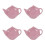 4Pièces Range-Sachets De Rose En Céramique Pour Usage Polyvalent 1