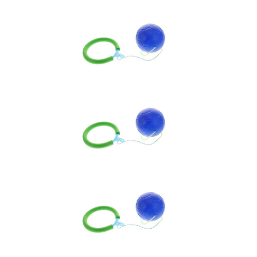 3Pcs Jump Toy for Kids Blue Plastic Lightweight Fun Exercise
