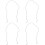 4Pièces Lunettes Beige Élégante Accessoire Anti- 6