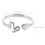 2Pcs Adjustable Silver Open Rings for Women Decoration 10