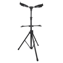 Space Saving Guitar Holder Adjustable Fit Foldable Cradles Soft Backrest Foam Padded Arms Non Slip Feet Rotatable Height Adjustment Universal Support