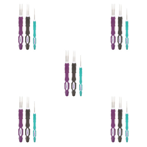 15St Complete Dreadlock Haaknaald Set Voor Vlechten En Haarstyling