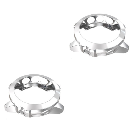 2Pièces Montre Tpu Argentée Protection 5X 2