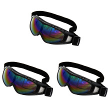 3St Luminous Zwarte Ski- En Rijdbrillen Voor Feest En Rave