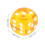 10Pcs Colorful Acrylic Cubes for Classroom Math and Party Games 3