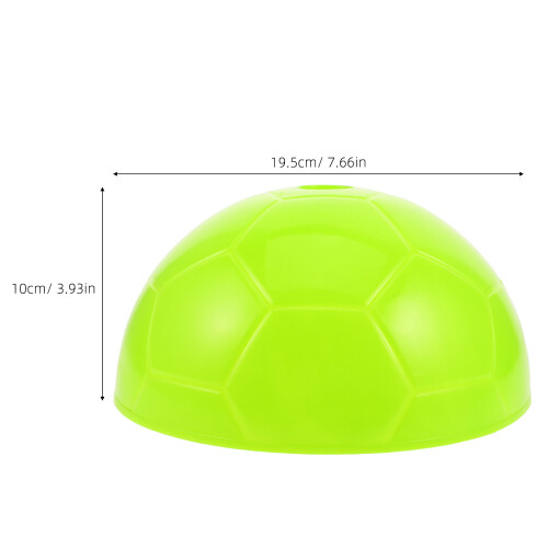 Portable Light Green Soccer Agility Pole Base for Training Use 2