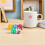 10Pcs Colorful Acrylic Cubes for Classroom Math and Party Games 4