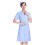 2Pcs Blue and Clinic Uniform Slim Fit Work Coat 8