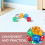 10Pcs Colorful Acrylic Cubes for Classroom Math and Party Games 5