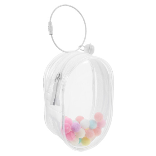5St Multifunctionele PVC Pop Display Tas Transparant Met Sleutelhanger 1