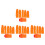 4Sets Lightweight ABS Garden Thumb Cutter Tool Orange Finger Separator 9