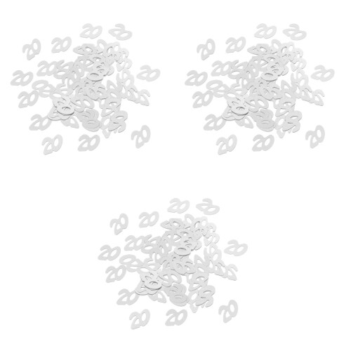 3600Pièces Confettis Argentés Anniversaire Mariage 2